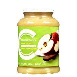 1/2 cup (125 g) Unsweetened Apple Sauce