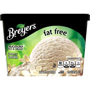 1/2 cup (125 ml) Double Churn Fat Free Vanilla Ice Cream