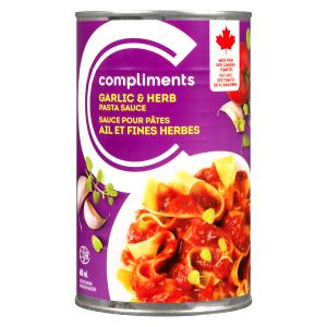 1/2 cup (125 ml) Garlic Pasta Sauce