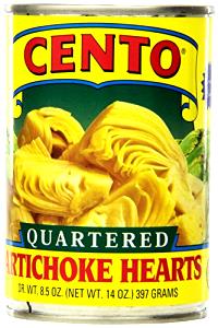 1/2 cup (126 g) Canned Artichoke Hearts