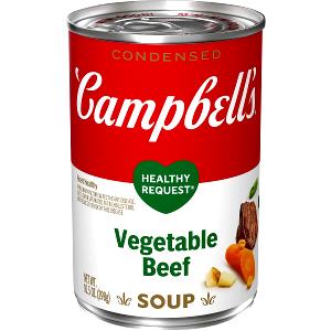 1/2 cup (126 g) Condensed Vegetable Beef Soup