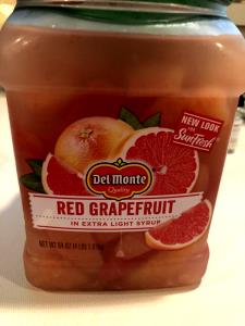 1/2 cup (126 g) Ruby Red Grapefruit