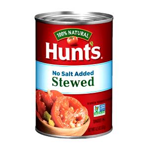 1/2 cup (126 g) Stewed Tomatoes (No Salt Added)
