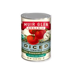 1/2 cup (127 g) Organic Diced Tomatoes with Italian Herbs