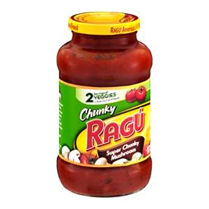 1/2 cup (127 g) Super Chunky Mushroom Pasta Sauce