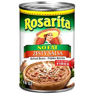 1/2 cup (128 g) Fat Free Zesty Salsa Refried Beans