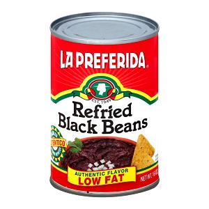 1/2 cup (128 g) Low Fat Refried Black Beans