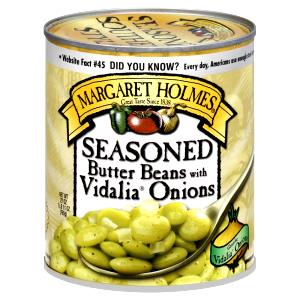 1/2 cup (128 g) Seasoned Butter Beans with Vidalia Onions