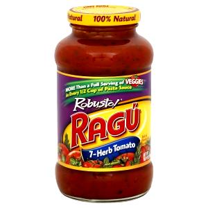 1/2 cup (129 g) Robusto 7 Herb Tomato Pasta Sauce