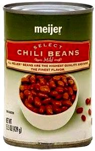 1/2 cup (129 g) Select Chili Beans