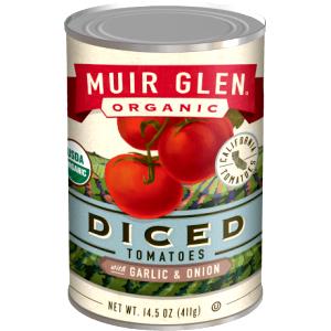 1/2 cup (130 g) Diced Tomatoes with Garlic & Onion