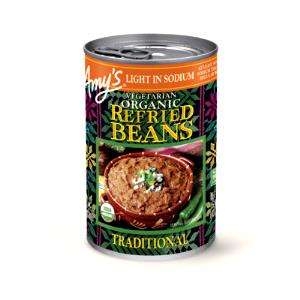 1/2 cup (130 g) Light in Sodium Organic Refried Beans