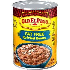 1/2 cup (130 g) Low Fat Refried Beans Vegetarian