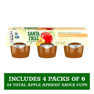 1/2 cup (130 g) Organic Apricot Applesauce