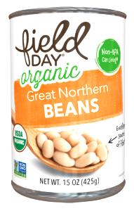 1/2 cup (130 g) Organic Great Northern Beans