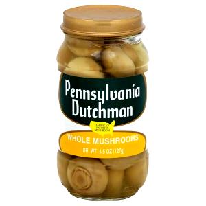 1/2 cup (130 g) Pennsylvania Dutchman Whole Mushrooms
