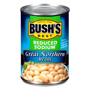 1/2 cup (130 g) Reduced Sodium Great Northern Beans