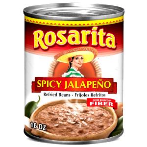 1/2 cup (130 g) Spicy Jalapeno Refried Beans