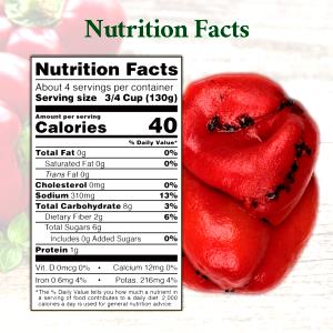 1/2 cup (130 g) Sweet Red Peppers