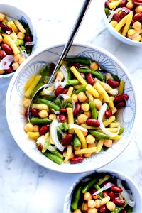 1/2 cup (130 g) Three Bean Salad
