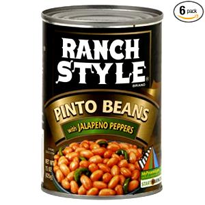 1/2 cup (132 g) Ranch Style Beans with Sliced Jalapeno Peppers