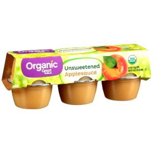 1/2 cup (140 g) Organic Unsweetened Applesauce