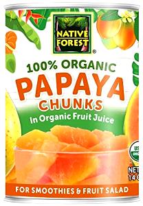 1/2 cup (140 g) Papaya Chunks in Light Syrup