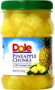 1/2 cup (140 g) Pineapple Chunks