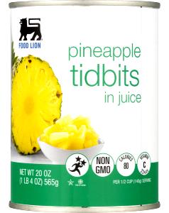 1/2 cup (140 g) Pineapple Tidbits