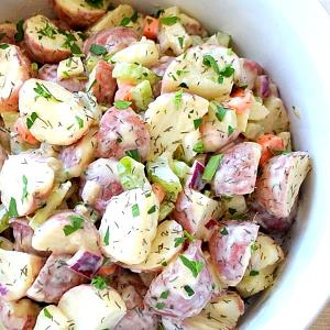 1/2 cup (140 g) Red Potato Salad with Dijon