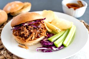 1/2 cup (140 g) Shredded Pork with Sweet BBQ Sauce