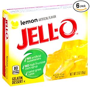 1/2 cup (22 g) Lemon Gelatin Dessert