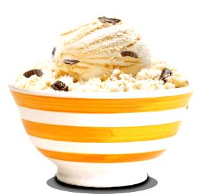 1/2 cup (2.4 oz) Caramel Caribou Ice Cream