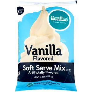 1/2 Cup (4 Fl Oz) French Vanilla Ice Creams (Soft Serve)