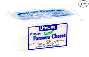 1/2 cup (4 oz) Old Fashion Farmer Cheese