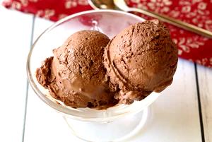 1/2 cup (4 oz) Pure Chocolate Frozen Yogurt