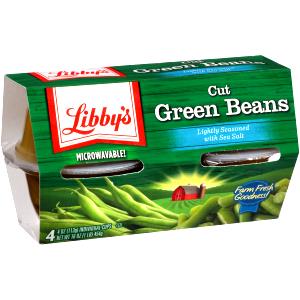 1/2 cup (4 oz) Seasoned Green Beans