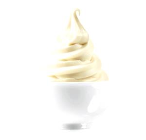 1/2 cup (4 oz) Soft Serve Frozen Yogurt - Golden Vanilla