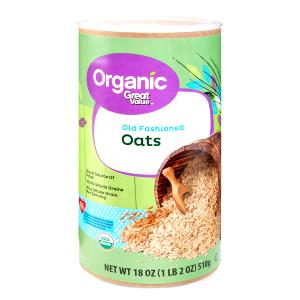 1/2 cup (40 g) Old Fashioned Organic Oats
