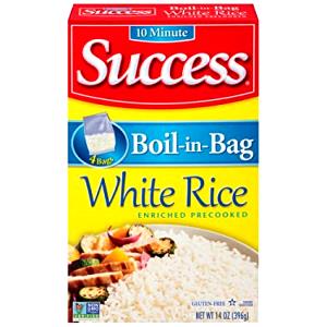 1/2 cup (50 g) Boil-in-Bag White Rice
