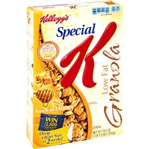 1/2 cup (52 g) Special K Low Fat Granola