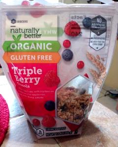 1/2 cup (57 g) Gluten Free Fiber Power Triple Berry Granola