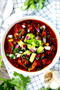 1/2 cup (60 g) Vegetarian Chili