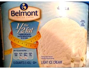 1/2 cup (61 g) Light Vanilla Ice Cream