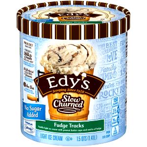 1/2 cup (62 g) Slow Churned No Sugar Added Fudge Tracks