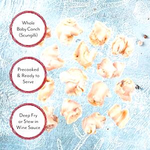 1/2 cup (62 g) Whole Baby Conch in Water