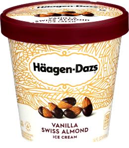 1/2 cup (63 g) Butter Almond Ice Cream