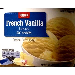 1/2 cup (63 g) French Vanilla Ice Cream