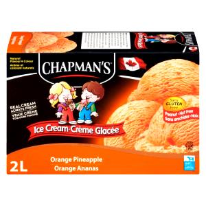 1/2 cup (64 g) Orange Pineapple Ice Cream