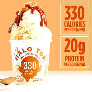 1/2 cup (64 g) Sea Salt Carmel Frozen Yogurt